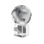 Mundi crystal paperweight