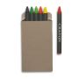 6 wax crayons case