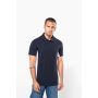 Men’s short-sleeve two-tone piqué polo shirt