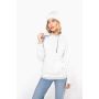 Ladies' sweatshirt with contrast hood