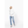 Ladies' sweatshirt with contrast hood