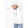 Ladies' sweatshirt with contrast hood