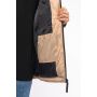 Unisex two-tone padded parka with hood