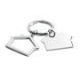 House-shaped keyring