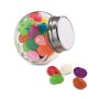 Glass jar with sweets