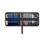 40-piece art set in a case