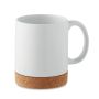 Ceramic mug with cork