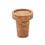 Cork stopper for bottles
