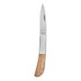 Folding knife in acacia