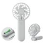 Portable folding fan