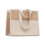 Cooler bag canvas and jute