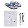 Sublimation beach flip-flops