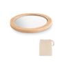 Bamboo makeup mirror
