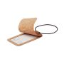 Cork luggage tag