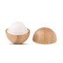 Spherical bamboo lip balm