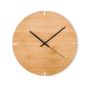Bamboo wall clock