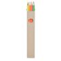 Box of 4 coloured pencils
