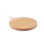 15W bamboo wireless charger