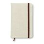 A6 notepad with canvas cover