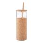Glass cup with handle 450 ml