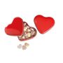 Heart-shaped box of sweets