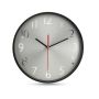 Silver dial wall clock