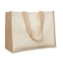 Fabric and jute shopping bags