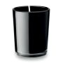 Small candle in glass