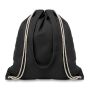 Canvas shopping bag with long handles