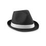 Coloured straw hat