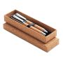 Cork box ballpoint pen