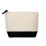 Cotton cosmetics bag