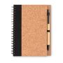 Cork block with pen