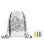 Non-woven drawstring bag
