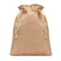 Small jute gift bag 14x22cm