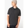 Eco-friendly washed-look men's jersey polo