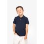 Eco-friendly piqué knit children's polo