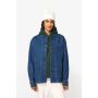 Eco-responsible denim jacket with dropped shoulders unisex