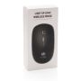 Wireless mouse with illuminated logo