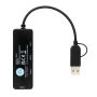 Recycled plastic USB port RCS with dual input