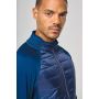 Two-material sports jacket