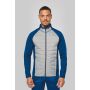 Two-material sports jacket