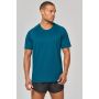 Men's sports T-shirt in recycled material with crew neck