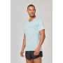 Men's sports T-shirt in recycled material with crew neck