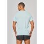 Men's sports T-shirt in recycled material with crew neck