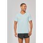 Men's sports T-shirt in recycled material with crew neck