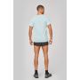 Men's sports T-shirt in recycled material with crew neck