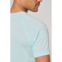 Men's sports T-shirt in recycled material with crew neck