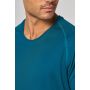 Men's sports T-shirt in recycled material with crew neck