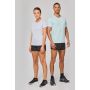 Men's sports T-shirt in recycled material with crew neck